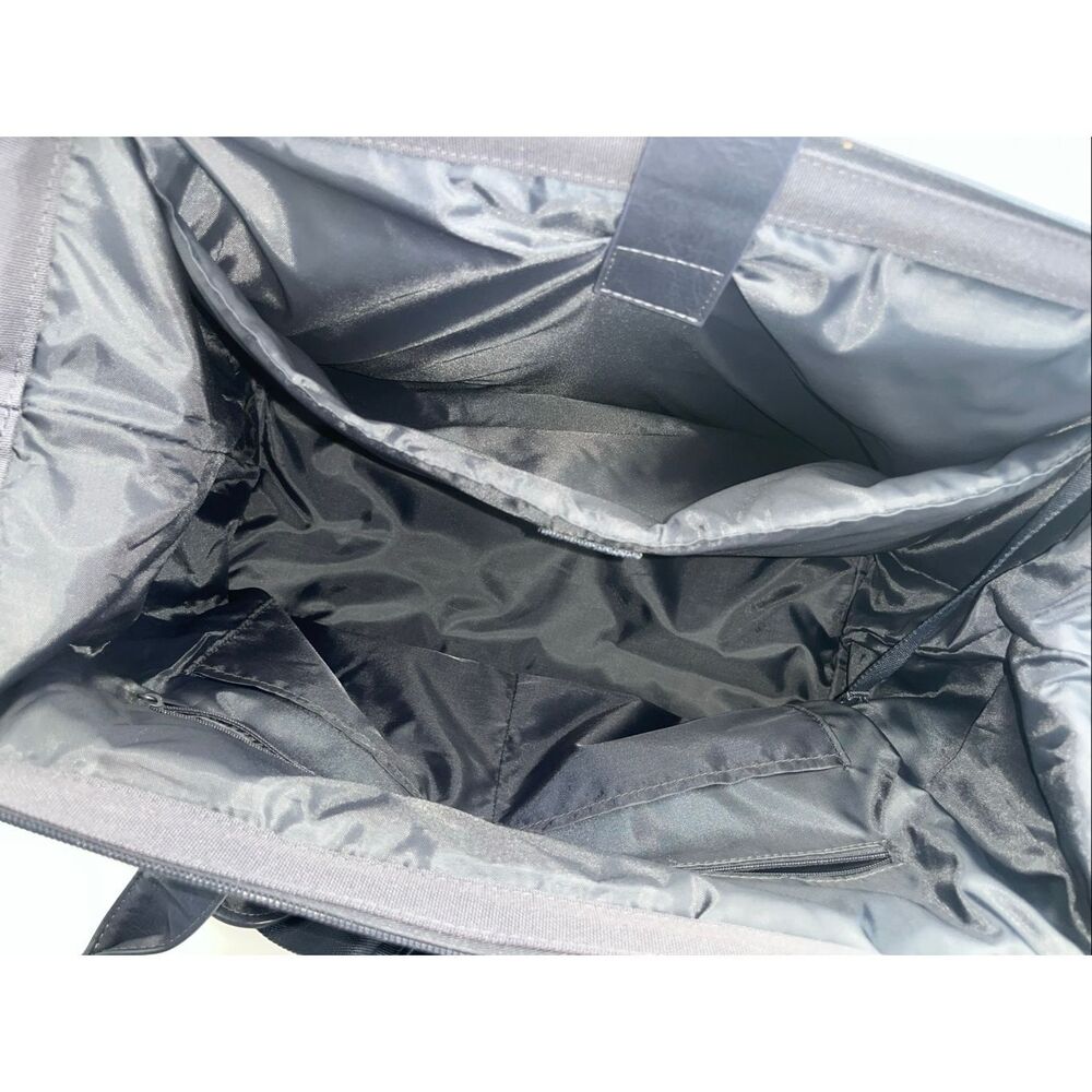 Beis Weekender Blue Duffle Bag Travel With Bottom Compartment - Picture 6 of 12